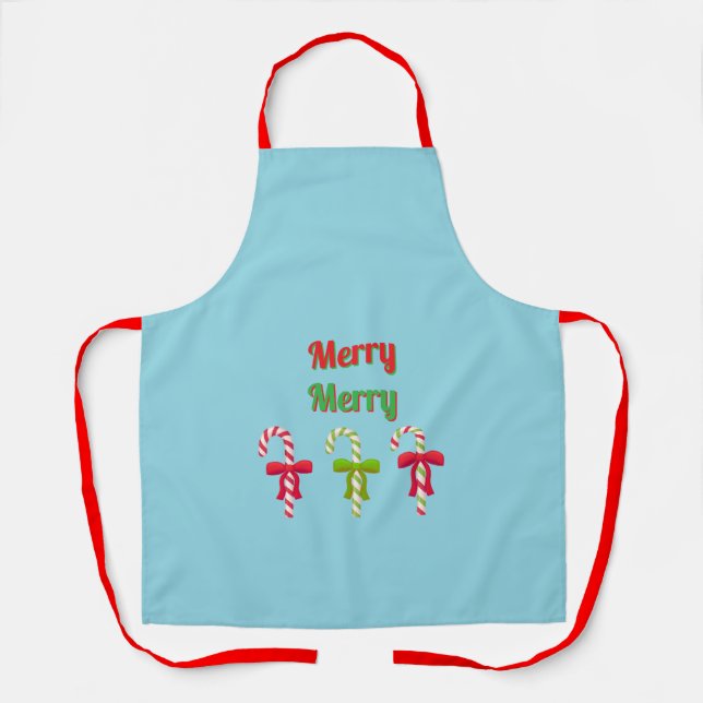 "Merry Merry" All-over-Print-Schürze Schürze (Vorderseite)