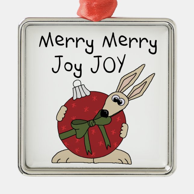 Merry Merry Joy Joy Holiday Keepake Ornament (Vorne)