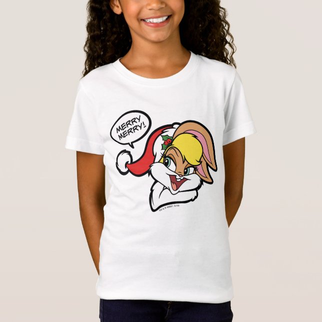 "Merry Merry" Lola Bunny T-Shirt (Vorderseite)