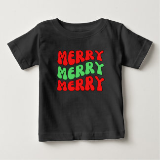 Merry Merry Merry Baby T-shirt