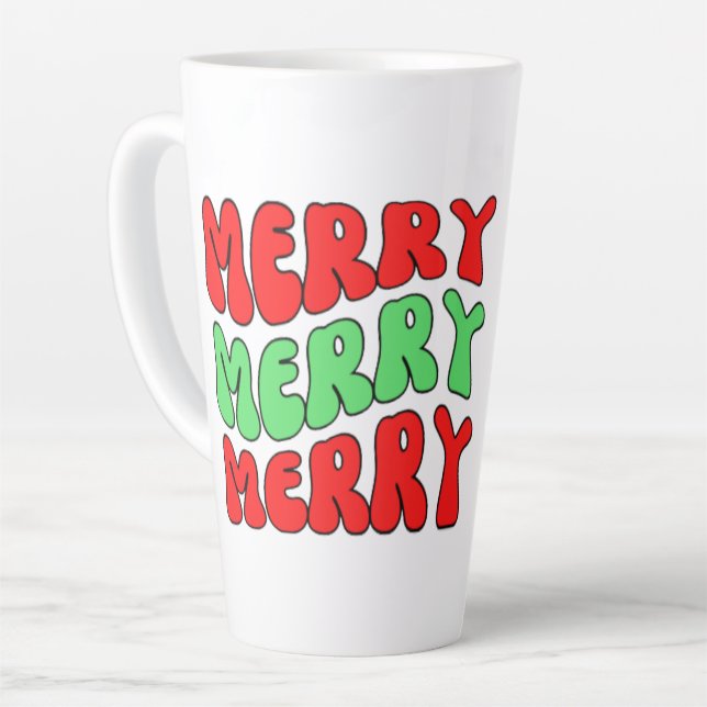 Merry Merry Merry Milchtasse (Linke Ecke)