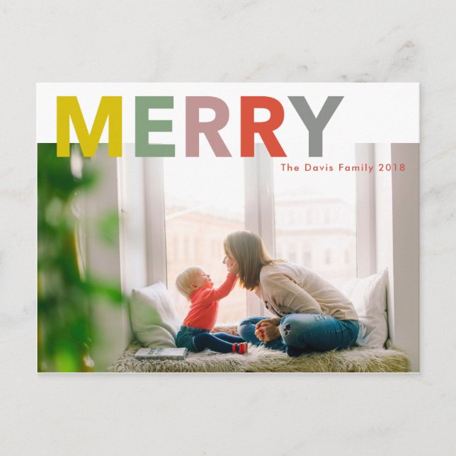 Merry Merry Postkarte (Vorderseite)