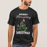 Merry Mewing Christmas Pajama Funny Cat Santa T-Shirt<br><div class="desc">Bitte klicken Sie auf unseren Markennamen,  um unsere anderen phantastischen Stile für Weihnachten zu sehen "Frohe Weihnachten Pajama Funny Cat Santa"</div>