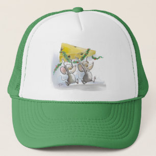 Merry Mice Mic & Mac Holiday Hat Truckerkappe