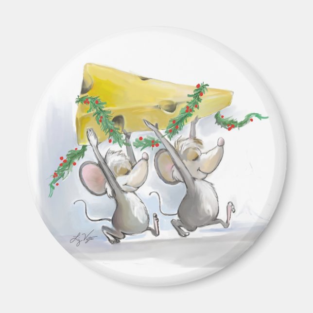 Merry Mice Mic & Mac Magnet (Vorne)