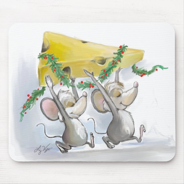 Merry Mice Mic & Mac Mousepad (Vorne)