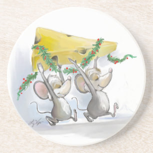 Merry Mice Mic & Mac Untersetzer