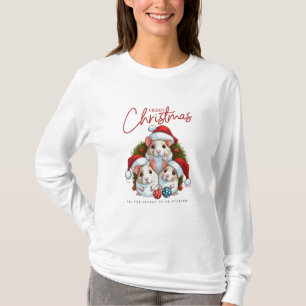 Merry Mice Trio: "Whisking You Christmas Cheer" T-Shirt