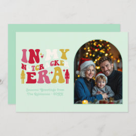 Merry Mint In My Nutcracker Era Christmas Photo Feiertagskarte