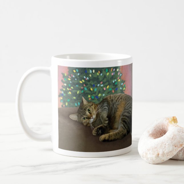Merry Mischief - Christmas Kitffee Tasse (Mit Donut)