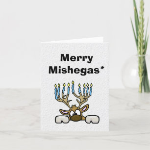 Merry Mishegas Chrismukkah Card Karte