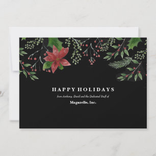 Merry Mistletoe Business Holiday Card Einladung