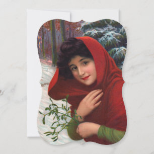 Merry Mistletoe Maiden Einladung