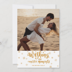 Merry Moments Foto Holiday Card
