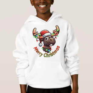 Merry Moosemas Hoodie