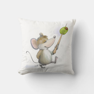 Merry Mouse Moe mit Olive Pillow Kissen