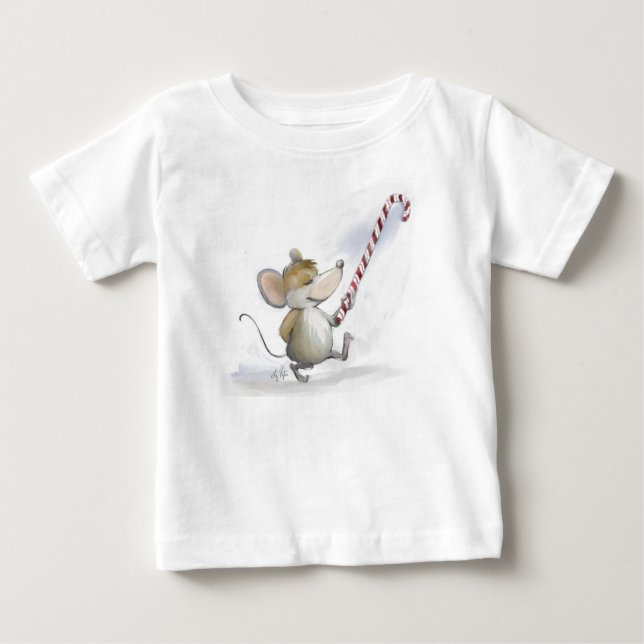 Merry Mouse Moe Säugling T - Shirt (Vorderseite)