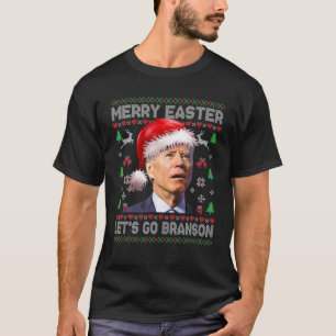 Merry Oaster Let's Go Branson Brandon Ugly Christm T-Shirt
