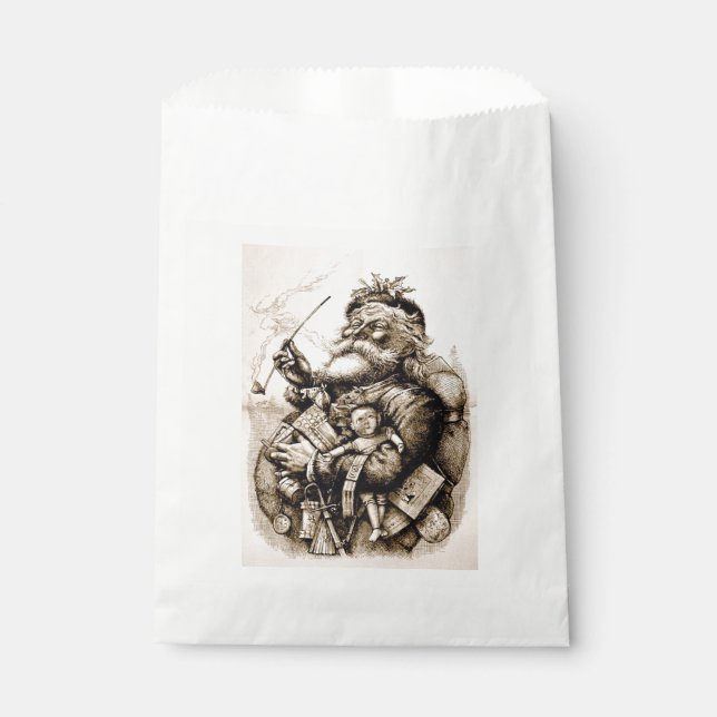Merry Old Santa Claus Geschenktütchen (Vorderseite)
