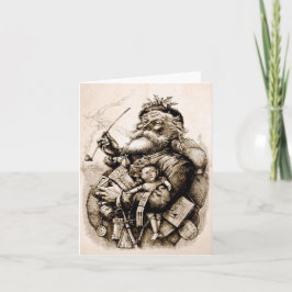 Merry Old Santa Claus Karte