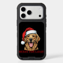 Merry Paw-lidays Christmas Dog Phone Case 