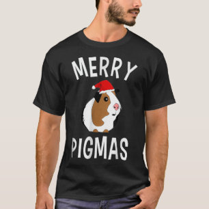 Merry Pigmas Funny Guinea Pig für Weihnachtsgesche T-Shirt