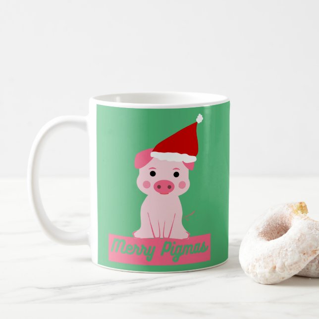 Merry Pigmas Kaffeetasse (Mit Donut)