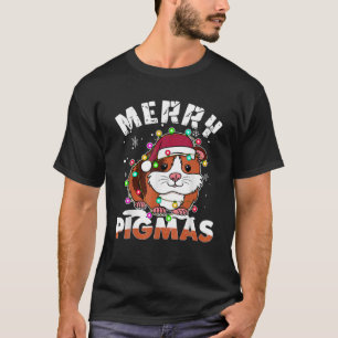 Merry Pigmas Weihnachten Weihnachten Guinea Pig Lo T-Shirt
