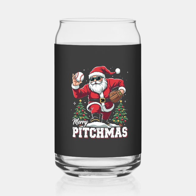 Merry Pitchmas Weihnachten Weihnachten Weihnachten Dosenglas (Vorderseite)
