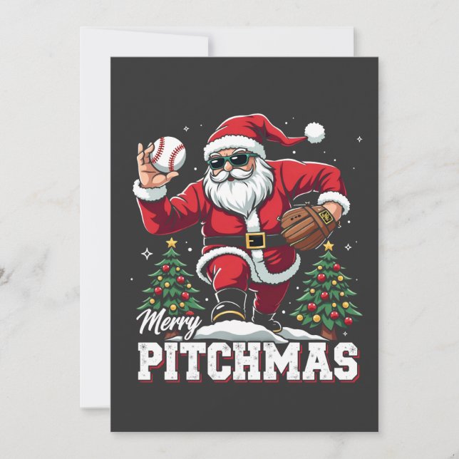 Merry Pitchmas Weihnachten Weihnachten Weihnachten Einladung (Vorderseite)