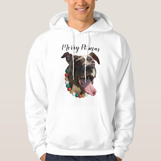 Merry Pitmas Hoodie (Vorderseite)