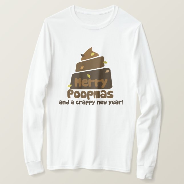 Merry Poopmas T-Shirt (Design vorne)