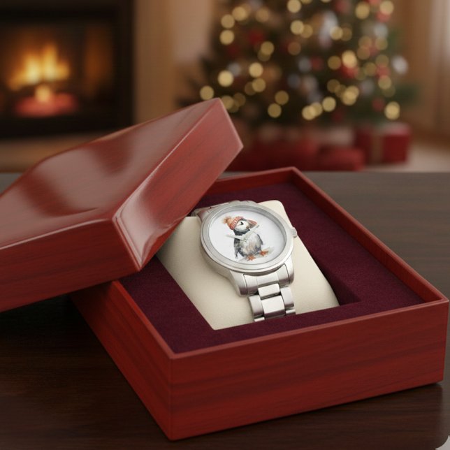 Merry Puffin Armbanduhr (Von Creator hochgeladen)