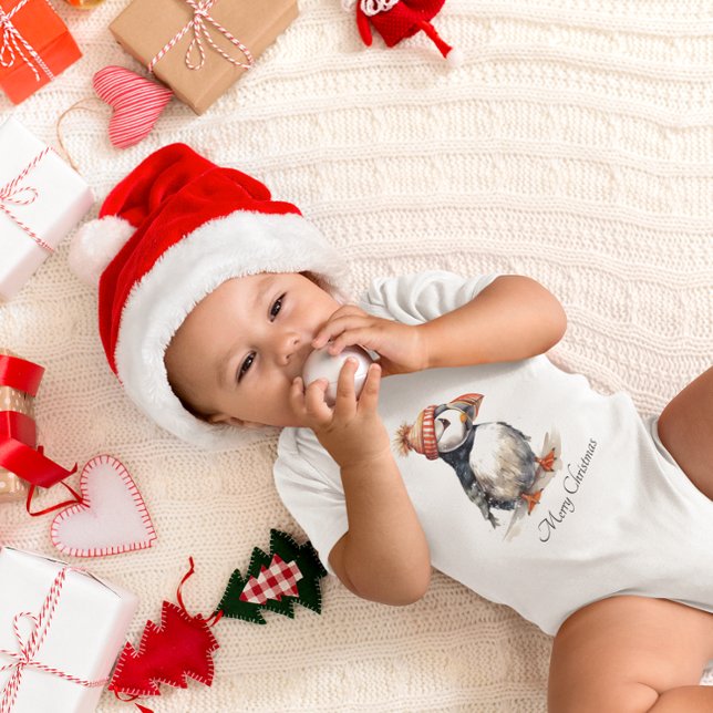 Merry Puffin, Brauch Baby Strampler (Von Creator hochgeladen)