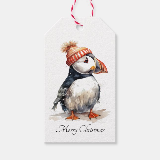 Merry Puffin, Brauch Geschenkanhänger (Vorderseite)