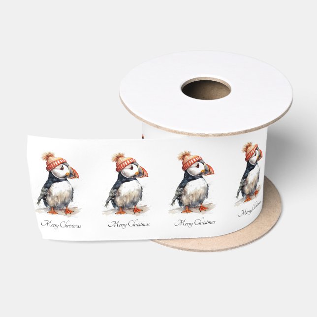 Merry Puffin, Brauch Satinband (Spule)