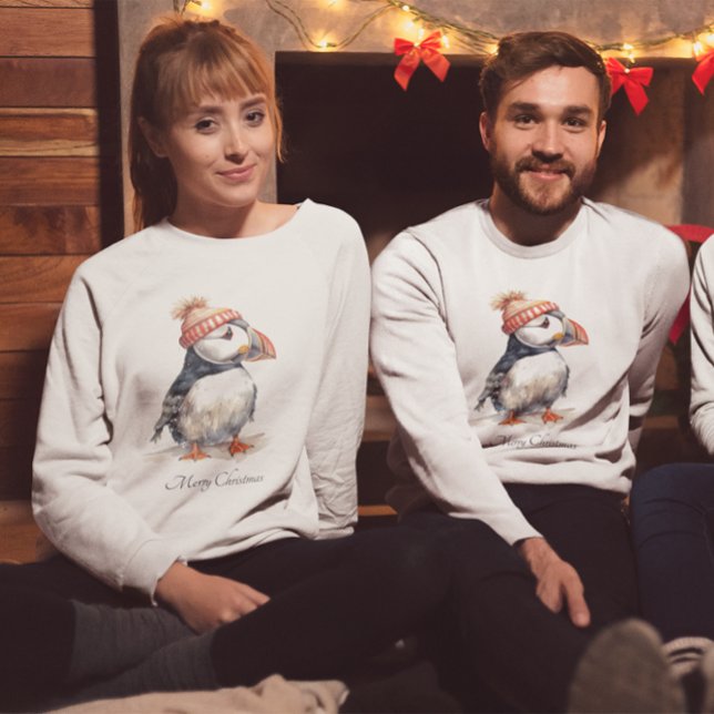 Merry Puffin, Brauch Sweatshirt (Von Creator hochgeladen)