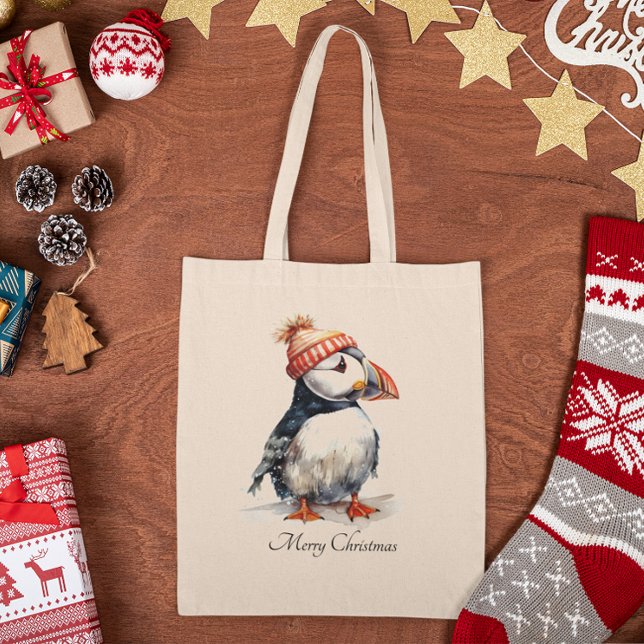 Merry Puffin, Brauch Tragetasche (Von Creator hochgeladen)