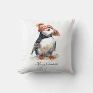 Merry Puffin Kissen