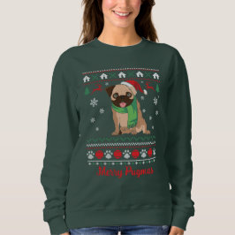 Merry Pugmas Ugly Sweatshirt