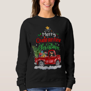 Merry Quarantine Christmas 2020 Chihuahua Ride Red Sweatshirt