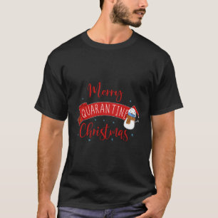 Merry Quarantine Christmas 2020 Niedlich Snowman F T-Shirt