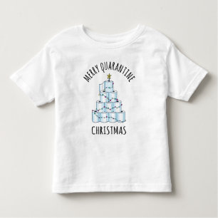 Merry Quarantine Christmas Tree Toilettenpapier Kleinkind T-shirt