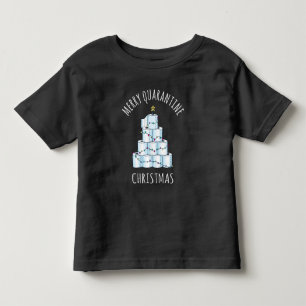 Merry Quarantine Christmas Tree Toilettenpapier Kleinkind T-shirt