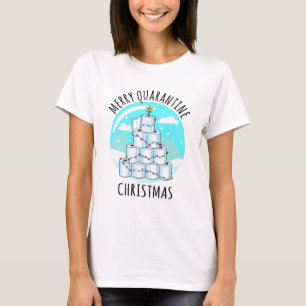 Merry Quarantine Christmas Tree Toilettenpapier T-Shirt
