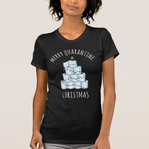 Merry Quarantine Christmas Tree Toilettenpapier T-Shirt