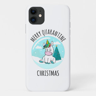 Merry Quarantine Christmas Unicorn Case-Mate iPhone Hülle
