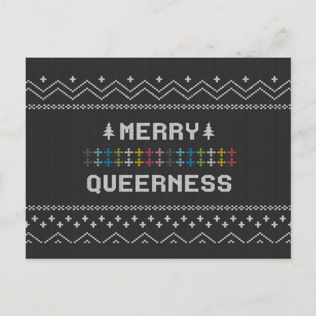 Merry Queerness Postkarte (Vorderseite)
