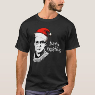 Merry Resistmas Shirt RBG Ruth Bader Ginsburg Chri