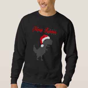 Merry Rexmas Santa Trex Dino Kleinkind Boys Christ Sweatshirt